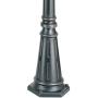 Hepworth Traditional Post Light Pole and Cap Base Classic Bronze 76 3/4'' for Post Garden Yard - John Timberland