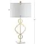 JONATHAN Y JYL3026A July 31'' Metal LED Table Lamp Modern,Contemporary,Glam for Bedroom, Living Room, Office, College Dorm, Coffee Table, Bookcase, GoldLeaf JONATHAN Y JYL3026A July 31'' Metal LED Table Lamp Modern,Contemporary,Glam for Bedroom, Living Room, Office, College Dorm, Coffee Table, Bookcase, GoldLeaf