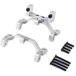 Tongina 1/12 Metal Servo Mount for MN90 MN99S Model Crawler Buggy Trucks Car DIY Accessories - Silver
