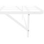 Naomi Home idealBase 14'' Foldable Metal Platform Bed Frame - Mattress Foundation - Box Spring Replacement Queen/White