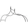 Kinbor Metal Arch Trellis Black Metal Arbor Garden Arbors and Arches for Climbing Plants Kinbor Metal Arch Trellis Black Metal Arbor Garden Arbors and Arches for Climbing Plants
