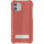 Ghostek Covert Clear Compatible with iPhone 12 Mini Case Silicone Metal Kickstand Compatible with MagSafe and Wireless Charging Slim Thin Grip Phone Cases for 2020 iPhone 12 Mini 5G (5.4 Inch) (Pink)
