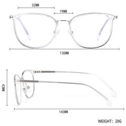 ZENOTTIC Blue Light Blocking Computer Glasses Anti Eye Strain Anti Glare Lens Lightweight Frame Eyeglasses for Women