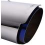 LZZJ Car Universal Blue Exhaust Tip Burnt Tail Pipe Tip Muffler for BMW Benz Audi VW Golf Parts-Stainless Steel (Color : Inlet 67 Outlet 89)