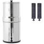 Big Berkey Gravity-Fed Water Filter with 2 Black Berkey Purification Elements