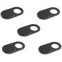 Foretra - Ultra Thin Metal Webcam Cover Privacy Slide for Your Laptop Tablet Avoid Camera Hacking and Protect Your Privacy 5-Pack (Black)