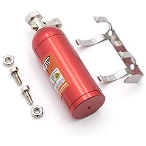 LCX Racing 1/10th RC Crawler Car 16mm 55mm Metal Realistic Simulation Decoration Fire Extinguisher Simulation Model Parts for RC Car RC Crawler RC Truck RC Realistic Tools
