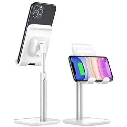 [2020 Upgraded] Wireless Charger, [Angle&Height Adjustable] LISEN Cell Phone Wireless Charging Stand, 10/7.5W Fast Wireless Charger for iPhone 11/Pro/Max/X/XR/XS Max, Galaxy Samsung S10/S9/S8-White