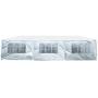 mcombo Outdoor Canopy Tent Wedding Party Waterproof Gazebo Pavilion with Removable Sidewalls 6052 with Metal Connector, 8 Pieces