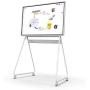 Vibe Interactive Whiteboard Stand | Smart Whiteboard Stand | Digital Monitor Stand for 4K Touchscreen Collaboration Smart Whiteboard, 55'' (White)