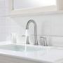 PARLOS Widespread Double Handles Bathroom Faucet with Metal Pop Up Drain and cUPC Faucet Supply Lines, Brushed Nickel, Demeter 13651