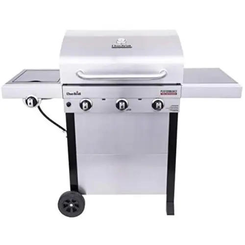 Char-Broil 463370719 Performance TRU-Infrared 3-Burner Cart Style Gas Grill, Stainless Steel Char-Broil 463370719 Performance TRU-Infrared 3-Burner Cart Style Gas Grill, Stainless Steel