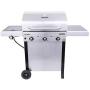 Char-Broil 463370719 Performance TRU-Infrared 3-Burner Cart Style Gas Grill, Stainless Steel