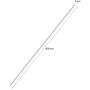 Sutemribor 3mm x 300mm Stainless Steel Model Straight Metal Round Shaft Rod Bars for DIY RC Car, RC Helicopter Airplane (5 PCS)