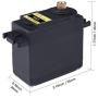 Miuzei 10 Pcs MG996R Servo Motor Metal Gear Torque Digital Motor Kit for RC Airplane Model Car Helicopter Boat Robot AVR Toys Drone Arduino