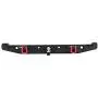 Dilwe RC Crawler Car Rear Bumper, Metal RC Car Bumper with LED Lights Trailer Buckle for Traxxas TRX-4 SCX10II 90046 Car Part Accessory