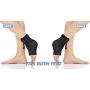 Dr.Welland Ankle Stabilizer - Foot Immobilizer Lace Up Ankle Support Brace - Sports Injuries, Sprains, Swelling Joint Pain, Tendonitis, Heel Spur - Adjustable Compression Straps Guard Protector