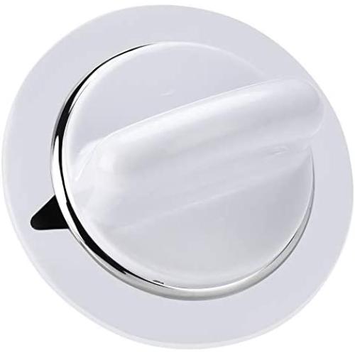 AMI PARTS WE1M654 Timer Knob with Metal Ring for General Electric Dryer & Hotpoint Dryers - Replaces AP3995098 WE01M0443 WE1M443(1PC)