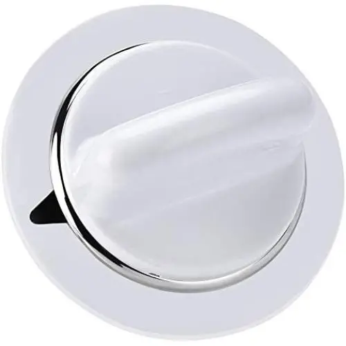 AMI PARTS WE1M654 Timer Knob with Metal Ring for General Electric Dryer & Hotpoint Dryers - Replaces AP3995098 WE01M0443 WE1M443(1PC)