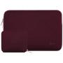 MOSISO Laptop Sleeve Compatible with MacBook Pro 15 inch Touch Bar A1990 A1707, Dell XPS 15,ThinkPad X1 Yoga (1-4th Gen),Surface Laptop 3 15,Water Repellent Neoprene Bag with Small Case, Wine Red