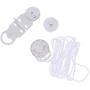 WINOMO Roller Blind Parts Roller Shade Blind Beaded Chain Cord Blinds Heavy Duty Metal Roller Blind Fitting Repair Part Brackets Cover Chain Set