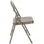Flash Furniture 4 Pack HERCULES Series Double Braced Beige Metal Folding Chair Flash Furniture 4 Pack HERCULES Series Double Braced Beige Metal Folding Chair