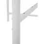Walker Edison Orion Urban Industrial Metal Twin over Loft Bunk Bed, Twin Size, White Walker Edison Orion Urban Industrial Metal Twin over Loft Bunk Bed, Twin Size, White