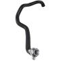 Rein CHU0465 Engine Coolant Hose for BMW with Upgraded Metal Flange - Radiator to Thermostat