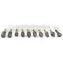 YUFUTOL Carbide Burr Set - 10pcs Double Cut Solid Carbide Rotary Burrs 3mm(0.118) Shank Fits Die Grinder Drill for Woodworking,drilling Metal Carving Engraving Polishing