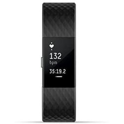 Fitbit Charge 2 Heart Rate + Fitness Wristband, Special Edition, Gunmetal, Large (US Version)