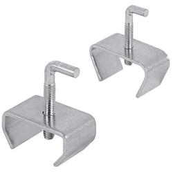 Prime-Line U 11310 Bed Frame Rail Clamp Kit, Fits 1 in. and 1-1/4 in. Frames, Steel Construction, Zinc Plated, 2 Sets