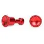 Tineer Remote Controller Parts, 1 Pair CNC Aluminum Transmitter Joystick Thumb Stick Non-Slip Rocker for DJI Mavic Air Drone (Red)