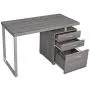 Coaster Home Furniture Brennan 3-Drawer Reversible set up Office Desk | Weathered Grey Coaster Home Furniture Brennan 3-Drawer Reversible set up Office Desk | Weathered Grey