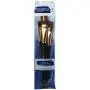 FolkArt Plaid Nylon Brush Set, 50559 Brown (3-Piece)