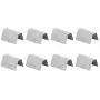 Wind/Rain Deflectors Channel New Metal Universal Clips, 8Pcs Stainless Steel Car Wind/Rain Deflector Channel Fitting Fixing Retaining Clips Fit for HEKO G3 SNED