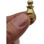Creative Hobbies ELY505 Solid Brass Finial for Lamp Shades, 1 Inch Tall -Pack of 2