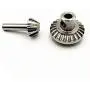 Car Metal Gear, RC Metal Gear Metal Rear Axle 1:16 Gear Bridge Rear Roller Axle Metal Upgrade Part Kit for RC Car Parts B14 B24 B16 C14 C24 B36