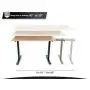 Electric Stand up Desk Frame - FEZIBO Dual Motor and Cable Management Rack Height Adjustable Sit Stand Standing Desk Base Workstation (Frame Only)