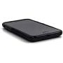 Dockem iPhone SE 2, iPhone 8/7 Wallet Case with Built-in Metal Plate for Magnetic Mounting & 2 Credit Card Holder Slots (M2, Black and Grey, Luxe Canvas Style Synthetic Leather)