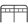 ZIYOO Metal Headboard for Full Bed with Decorative Style Design, Black