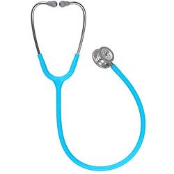 3M Littmann Classic III Monitoring Stethoscope, Turquoise Tube 27, inch, 5835