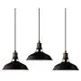 CLAXY Ecopower Industrial Metal Barn Pendant Light 3 Pack CLAXY Ecopower Industrial Metal Barn Pendant Light 3 Pack