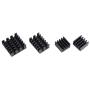 Enokay Raspberry Pi 4 Model B 4B Heat Sink Heatsink Heatsinks Set(Set of 2)(Black)