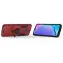 LuluMain Compatible with OnePlus 7, OnePlus 6T Case, Metal Ring Grip Kickstand Shockproof Hard Bumper (Works with Magnetic Car Mount) Dual Layer Rugged Cover for OnePlus7, OnePlus 6T (Red)