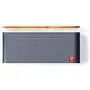 Bread Box with Bamboo Lid - Kensington London Countertop Metal Bread Bin Set with Wooden Chopping Board Top - Keeps Bread Fresher For Longer Bread Box with Bamboo Lid - Kensington London Countertop Metal Bread Bin Set with Wooden Chopping Board Top - Keeps Bread Fresher For Longer