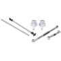 Vbest life RC Rear&Front Gear Set, Metal Front and Rear Gear Assemblies Set Compatible with MN-91 FJ-45 MN-D90 Truck Model