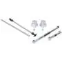 Vbest life RC Rear&Front Gear Set, Metal Front and Rear Gear Assemblies Set Compatible with MN-91 FJ-45 MN-D90 Truck Model