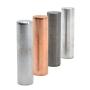 4pc Metal Cylinder Set - Aluminum, Zinc, Copper & Steel - 1.5'' x 0.4'' - for Density Investigation, Specific Gravity & Specific Heat Experiments - Eisco Labs