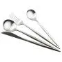 Gugrida Luxury Flatware, Royal 5 Piece Matte White Handle 18/10 Stainless Steel Tableware Sets for 1 Including Forks Spoons Knives, Camping Silverware Travel Utensils Set Cutlery (Full Silver) Gugrida Luxury Flatware, Royal 5 Piece Matte White Handle 18/10 Stainless Steel Tableware Sets for 1 Including Forks Spoons Knives, Camping Silverware Travel Utensils Set Cutlery (Full Silver)