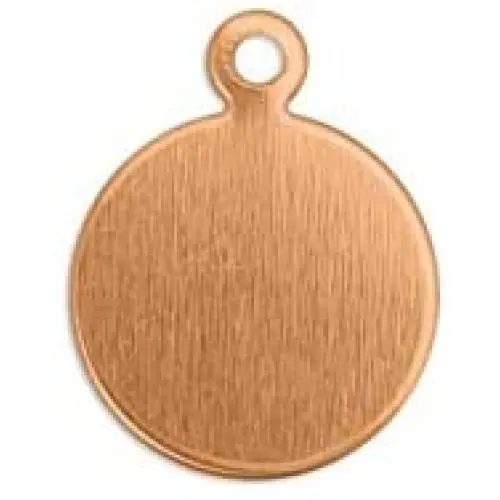ImpressArt - Premium Metal Stamping Blanks for Metal Stamping and Jewelry Making (24 Pack) (3/8'' Circle Tag, Copper) ImpressArt - Premium Metal Stamping Blanks for Metal Stamping and Jewelry Making (24 Pack) (3/8'' Circle Tag, Copper)